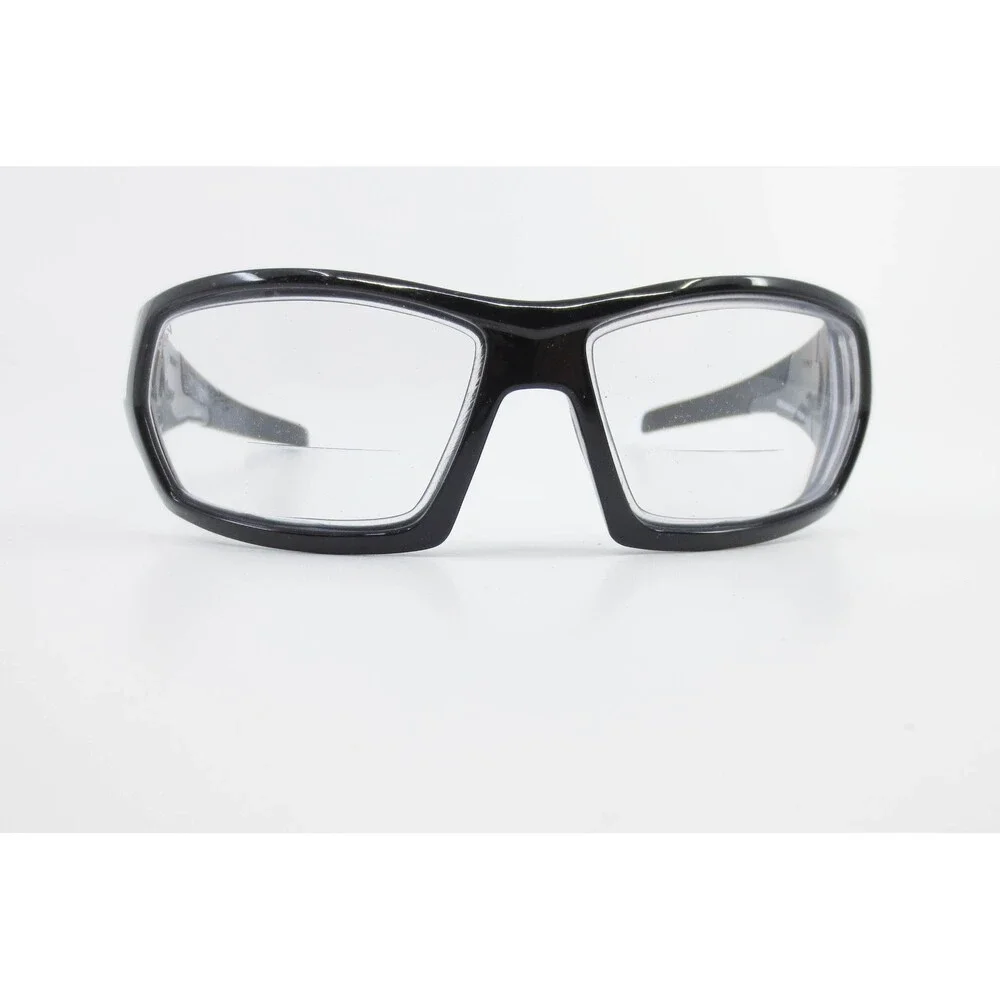 DVX Wiley X Sunglasses Black Wrap Frame Clear Demo Lenses 2304Z Z87-2+ Z94.3